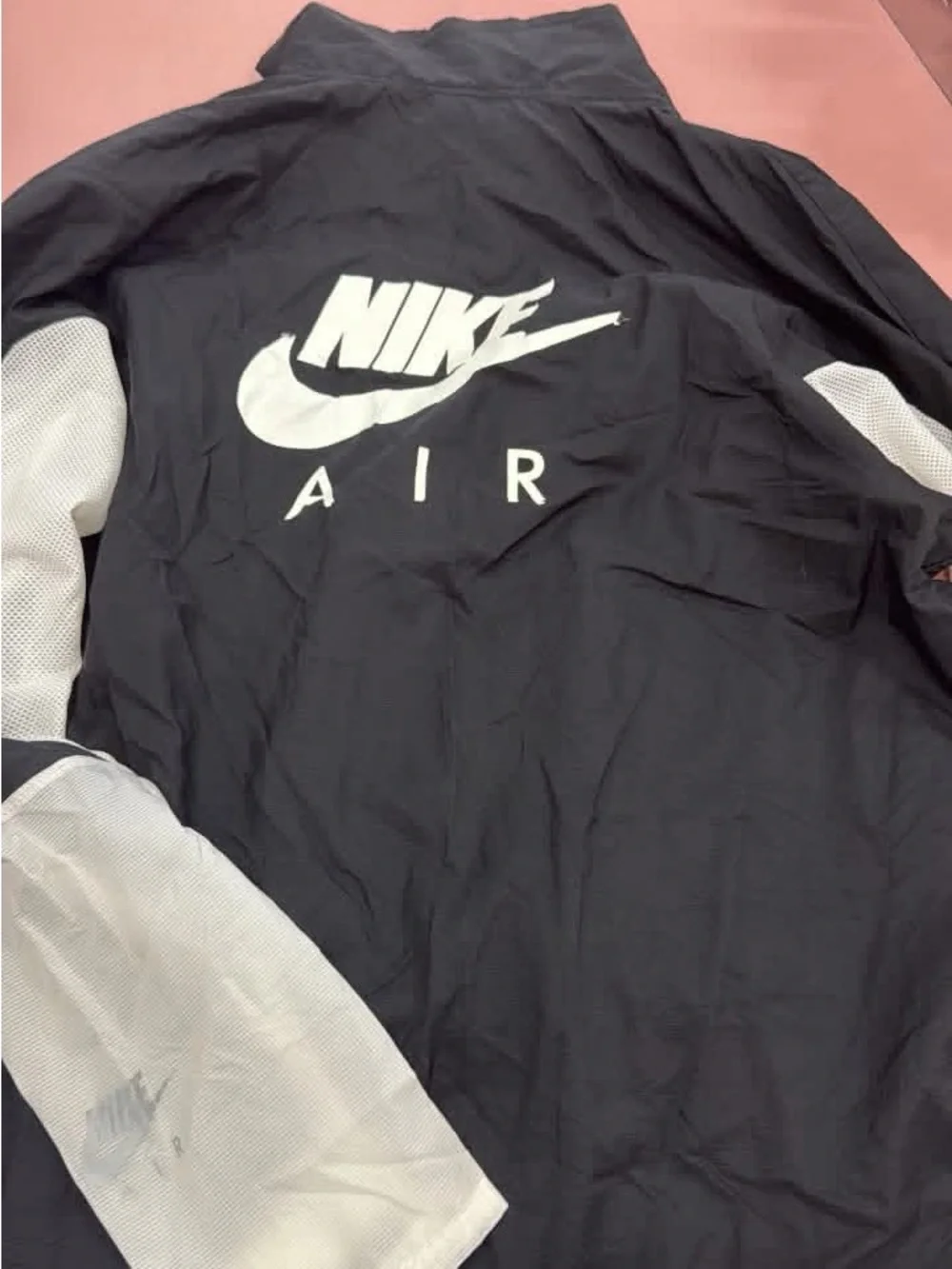 Nike Black & White Nike Air Bomber Track Jacket